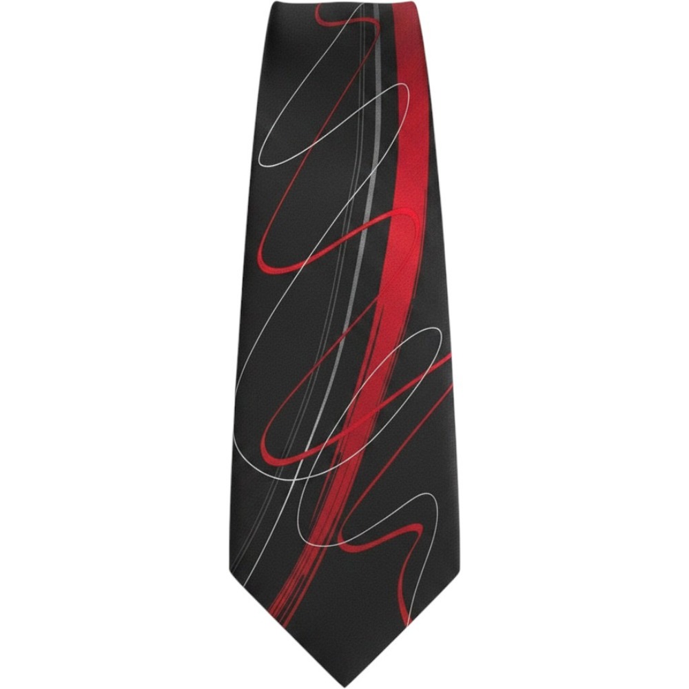 Jerry Garcia 100% Silk Happy Birthday Collection 62 Red & Black Men's Tie VTG